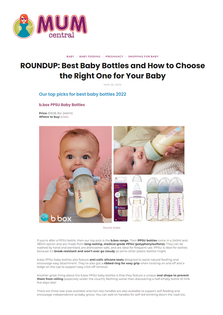 Off to the best start hot sale bottle feeding