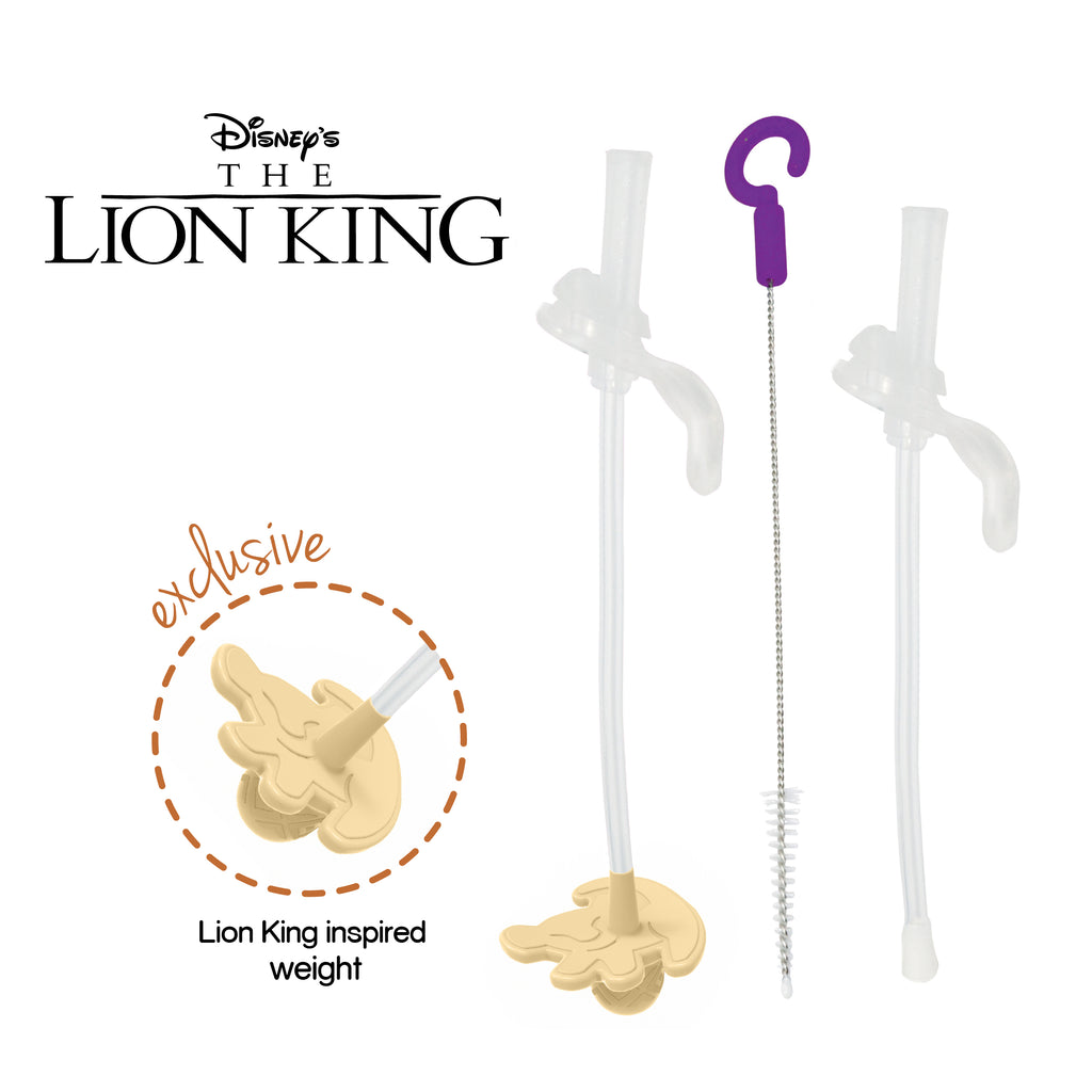 b.box Lion King Disney Sippy Cup – Leak-Proof, Weighted Straw 240ml - Multicolor