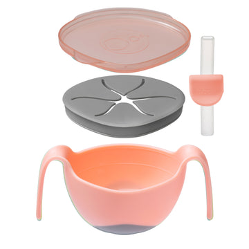 bowl + straw - tutti frutti