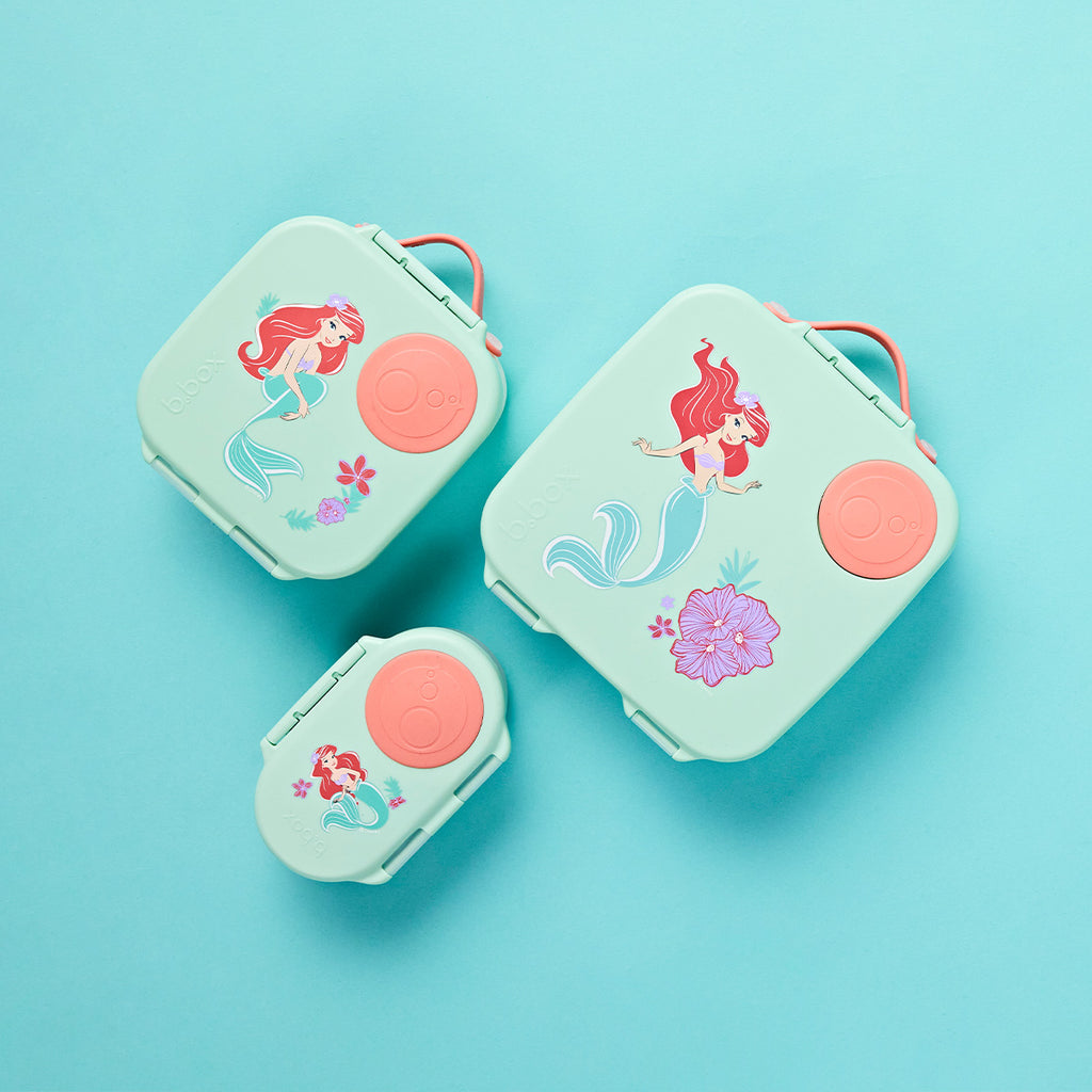 Disney Little Mermaid X B box Lunchbox Ariel Teal Bento Style Lunchbox disney-little-mermaid-x-b-box-lunchbox-ariel-teal-bento-style-lunchbox