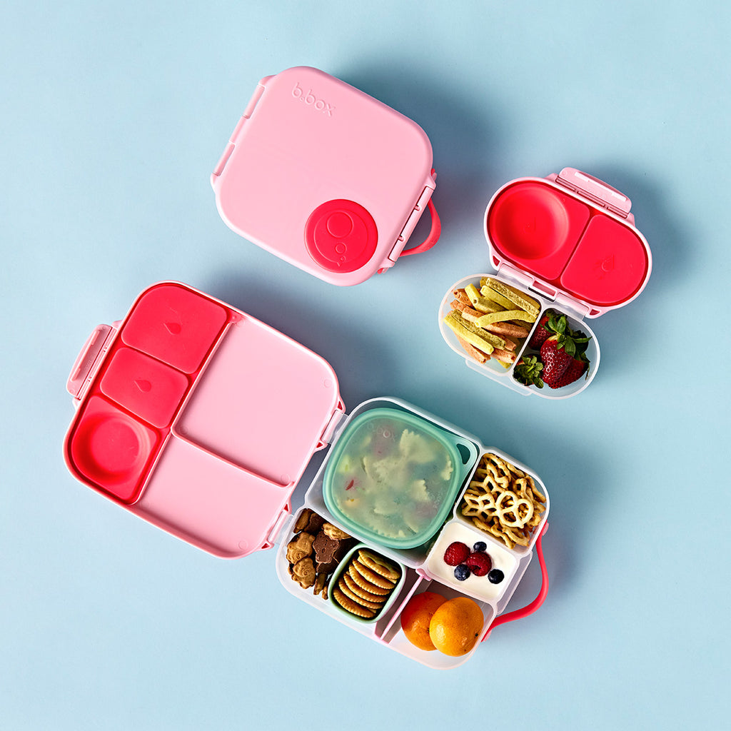Lunchbox Flamingo Fizz Bento Style Pink B box For Kids B box AU lunchbox-flamingo-fizz-bento-style-pink-b-box-for-kids-b-box-au