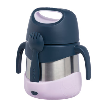 insulated food jar - indigo rose