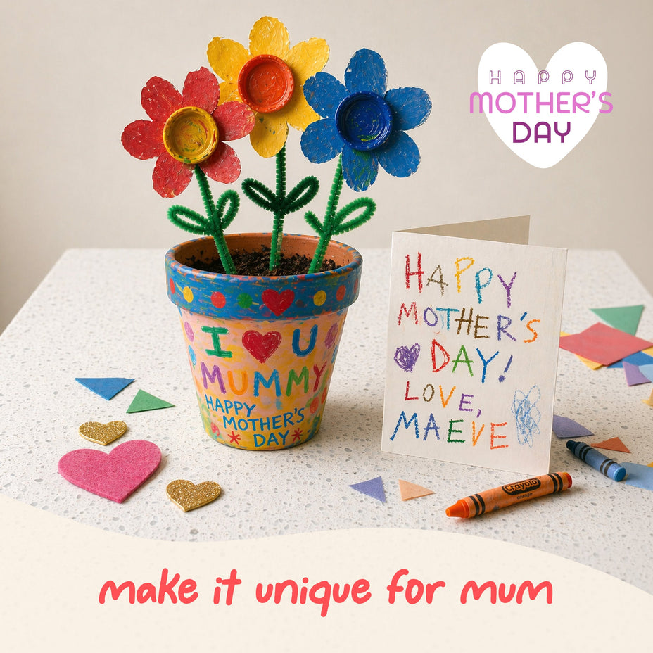 get crafty: 3 homemade mother's day card ideas for kids