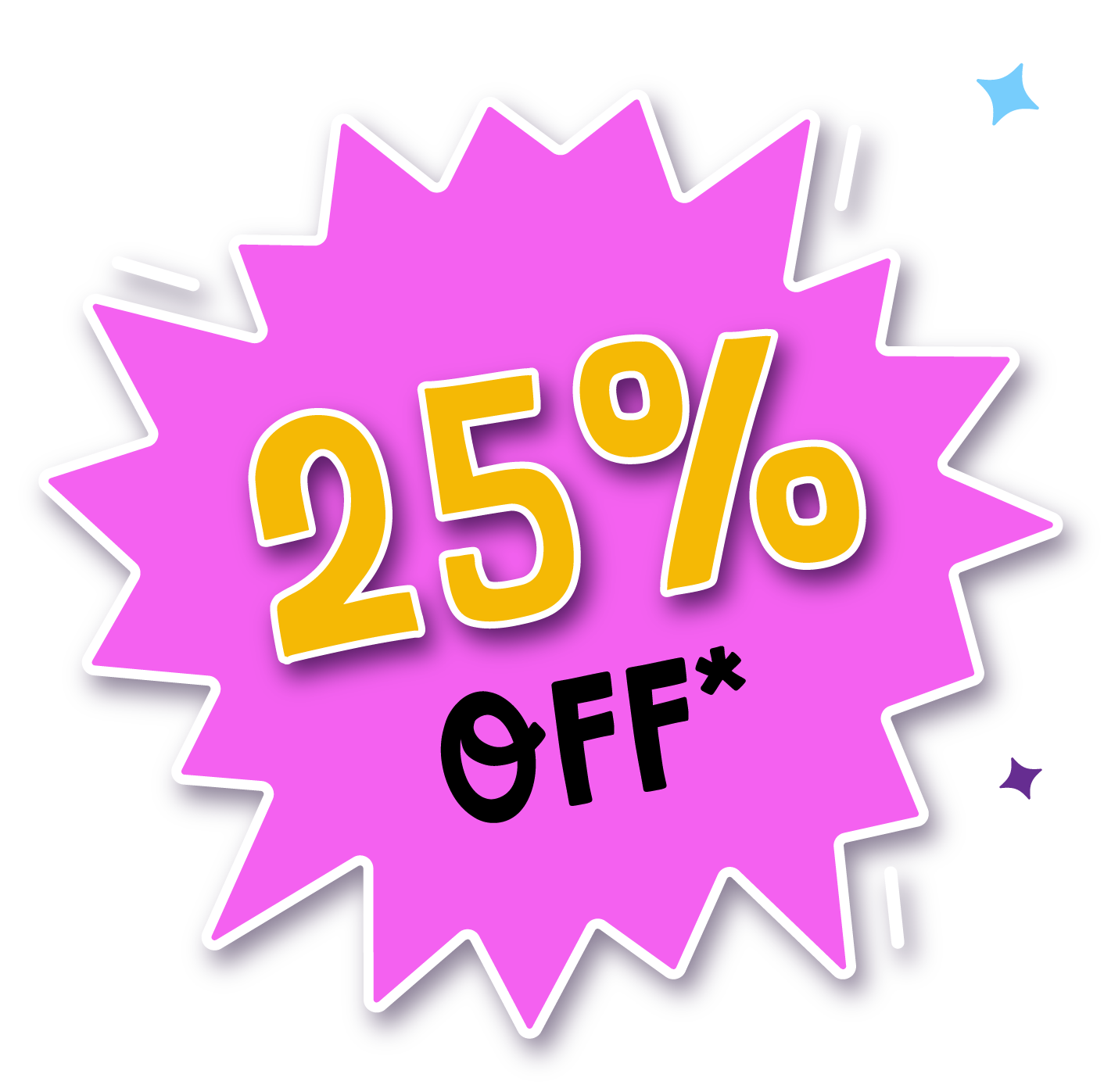 Black Friday 25% off