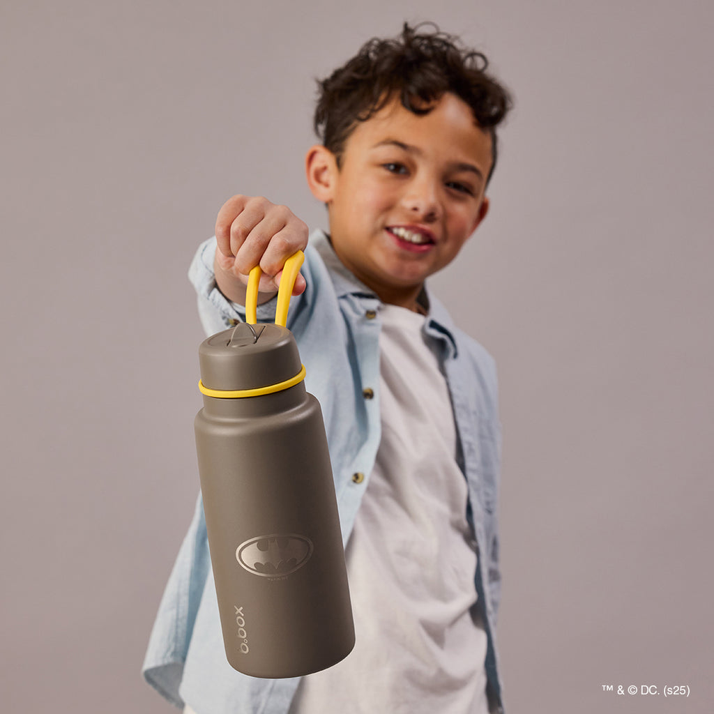 Batman by b.box - 1L insulated flip top bottle