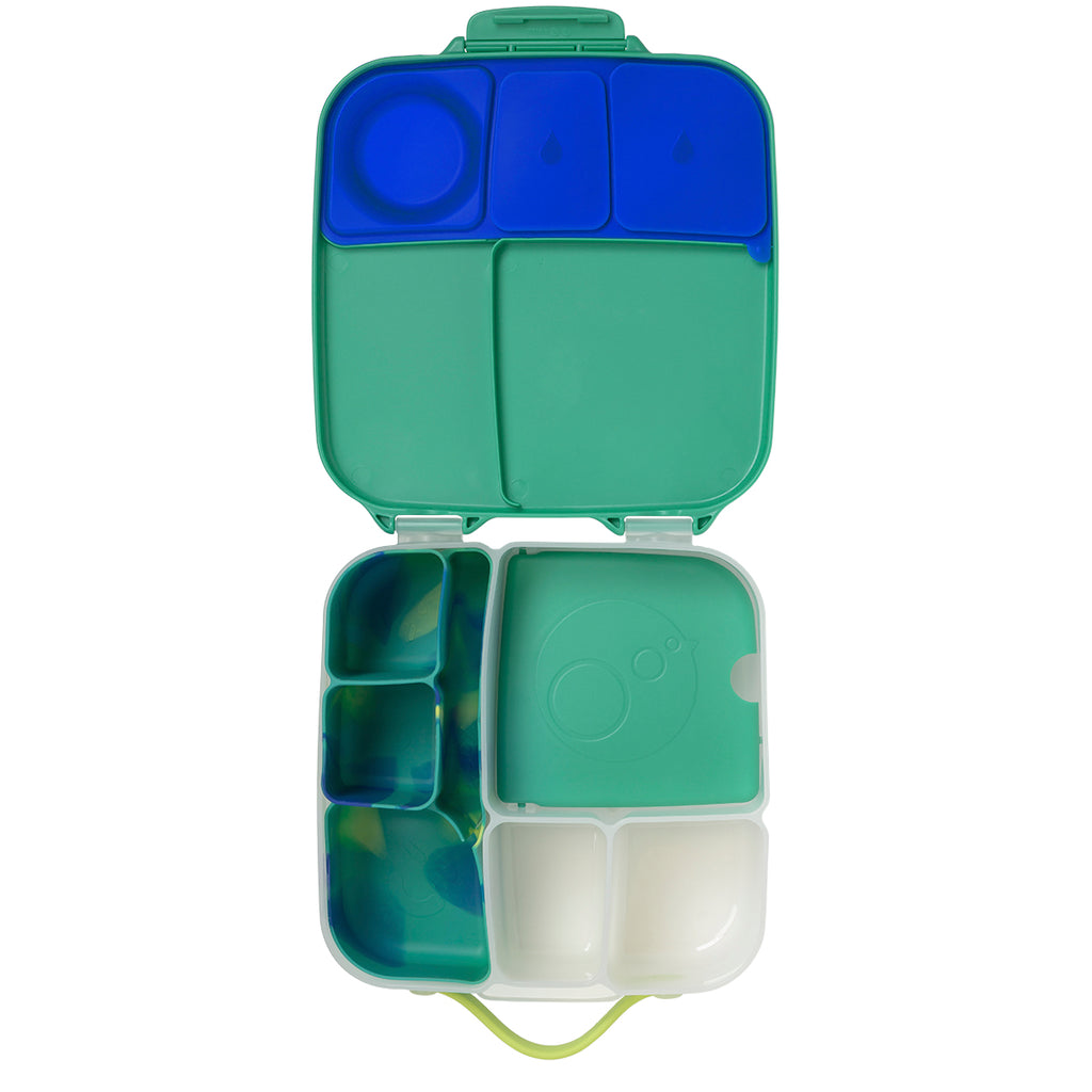 silicone bento tray - lunchbox - electric jungle