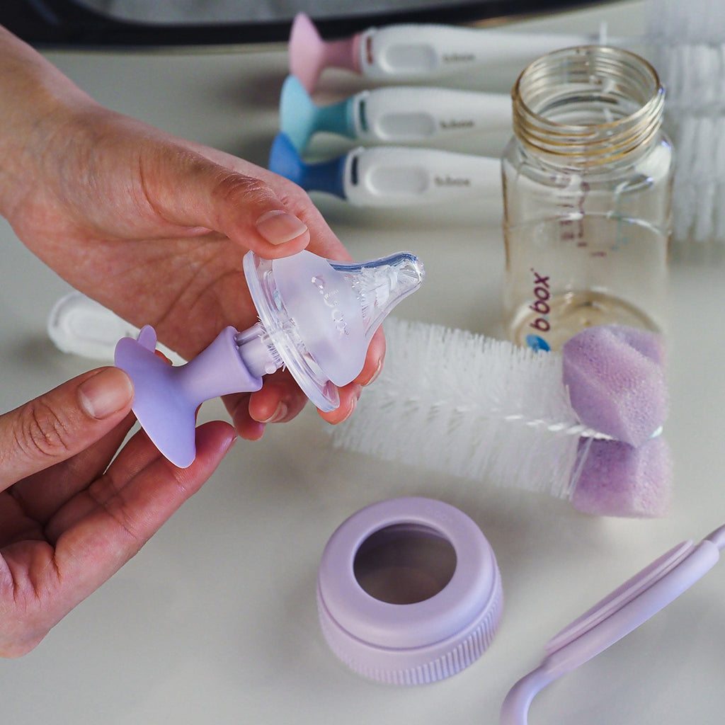 2 in 1 bottle brush - peony