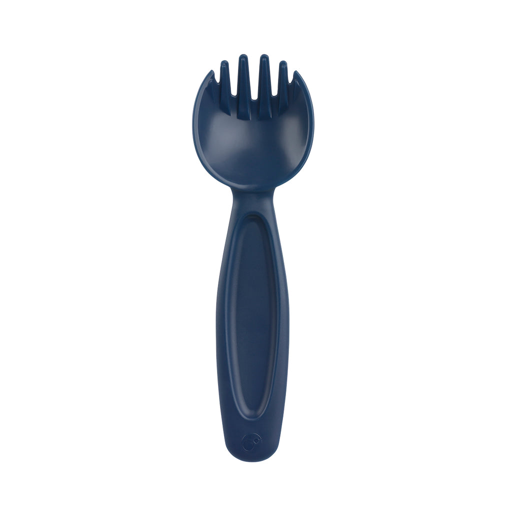 insulated food jar spork - midnight