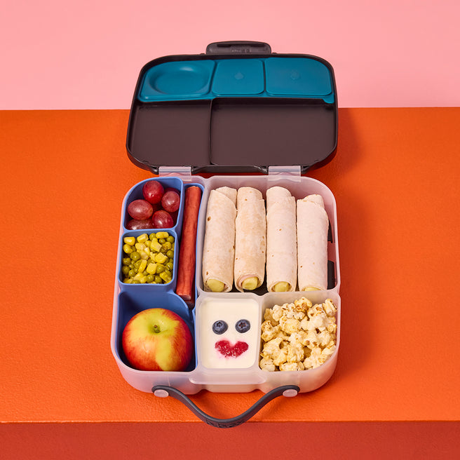 silicone bento tray - lunchbox - ocean