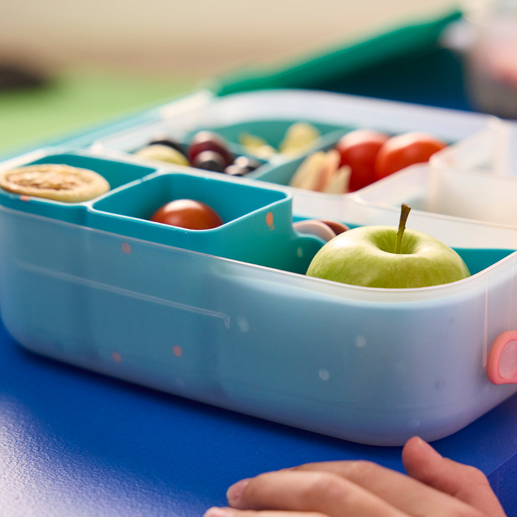 silicone bento tray - lunchbox - confetti