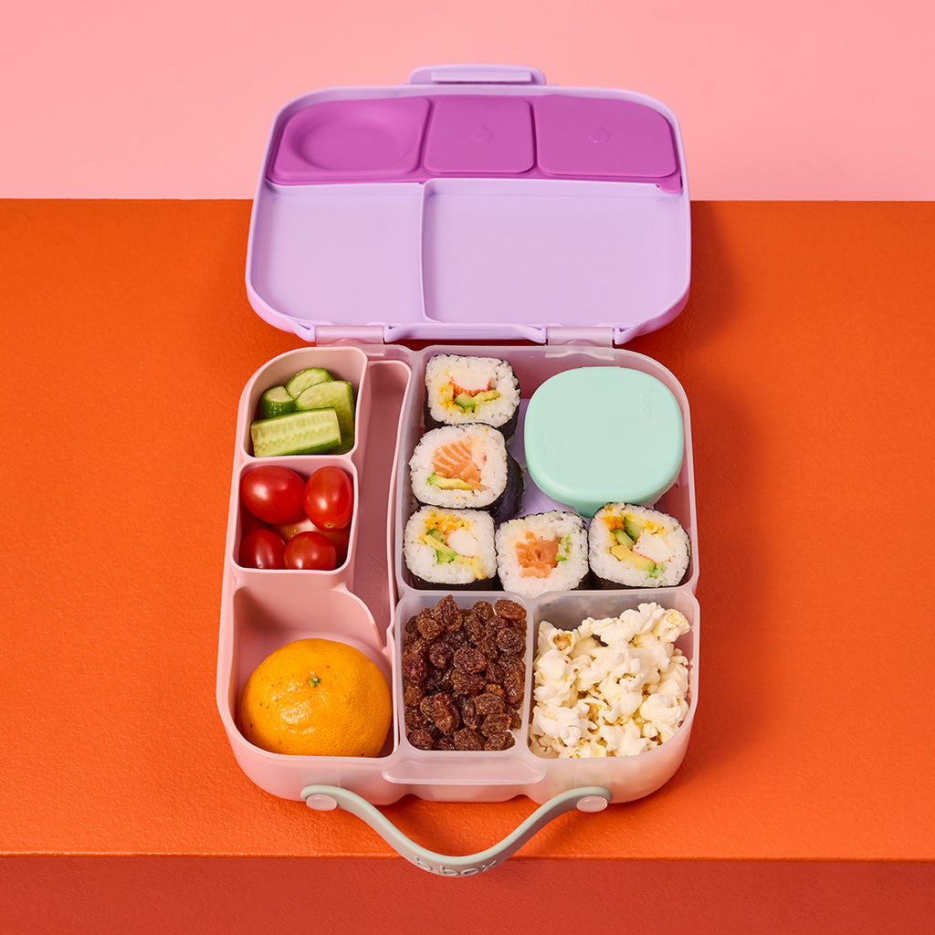 silicone bento tray - lunchbox - berry