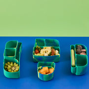 silicone bento buddy - lunchbox - electric jungle