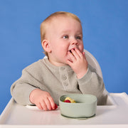 suction bowl duo - sage