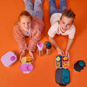 silicone bento tray - mini lunchbox - cosmic