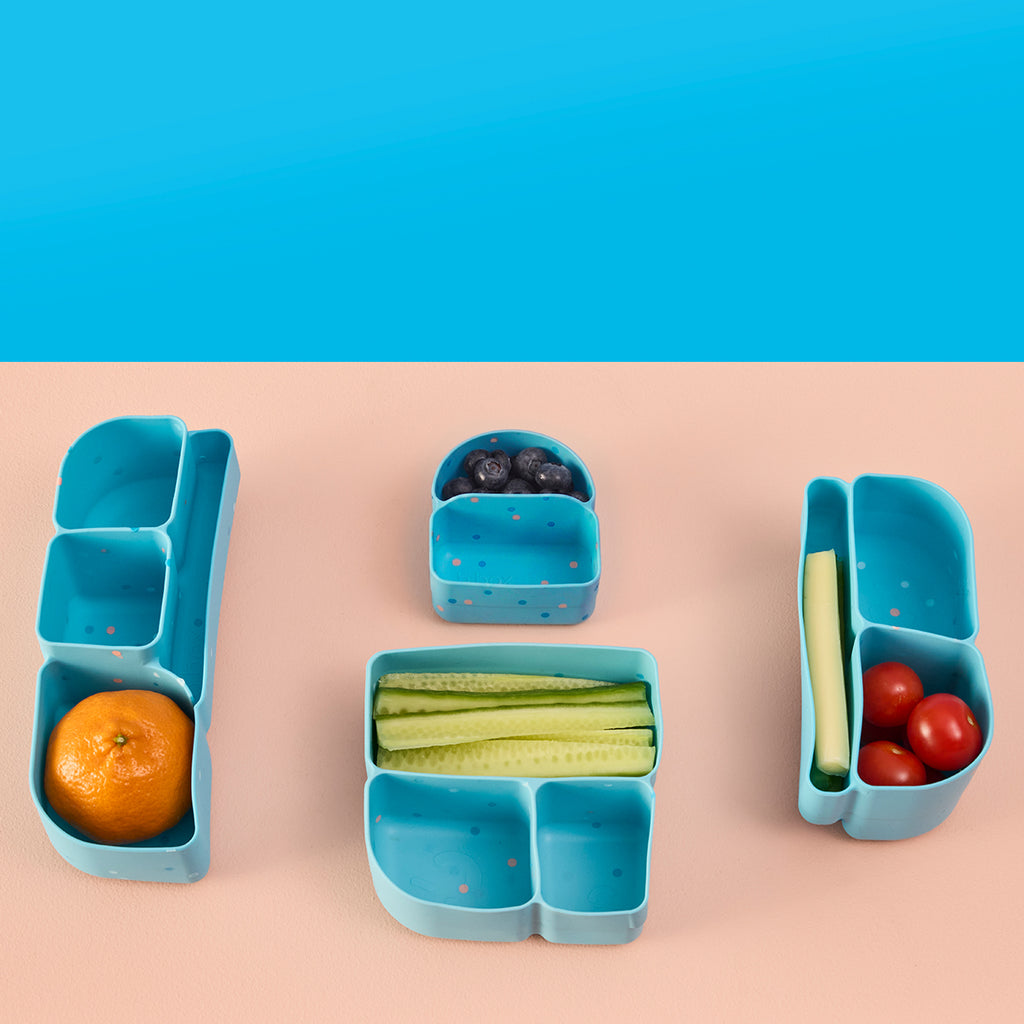 silicone bento buddy - lunchbox - confetti