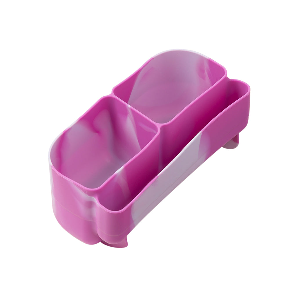 silicone bento tray - mini lunchbox - cosmic