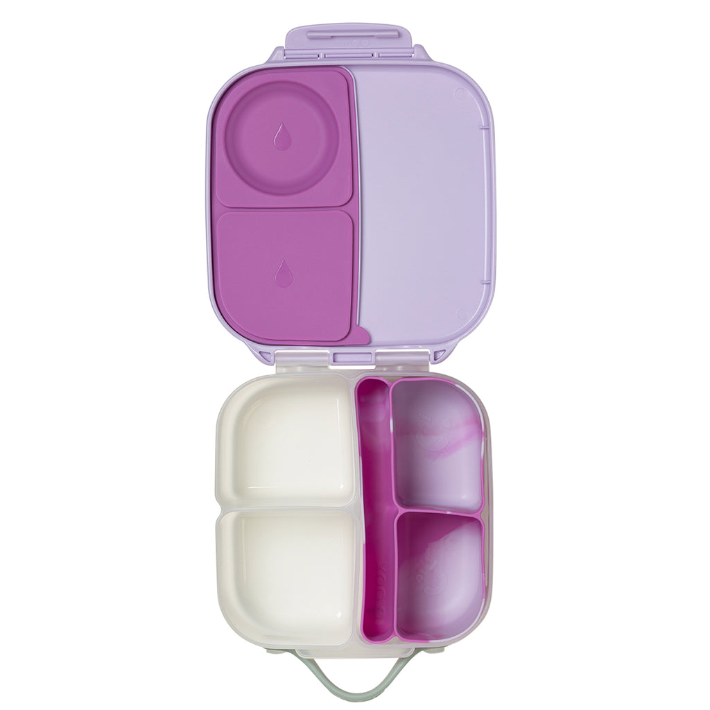 silicone bento tray - mini lunchbox - cosmic