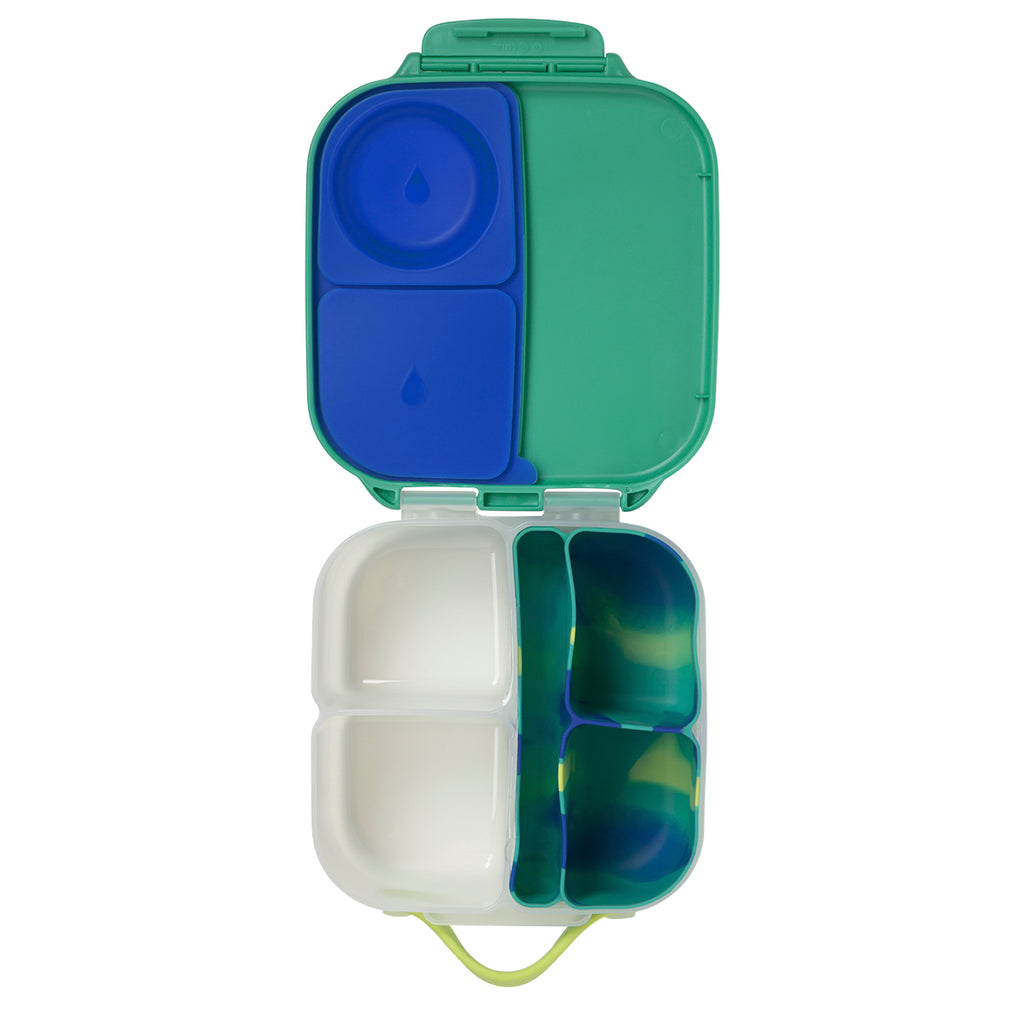 silicone bento tray - mini lunchbox - electric jungle