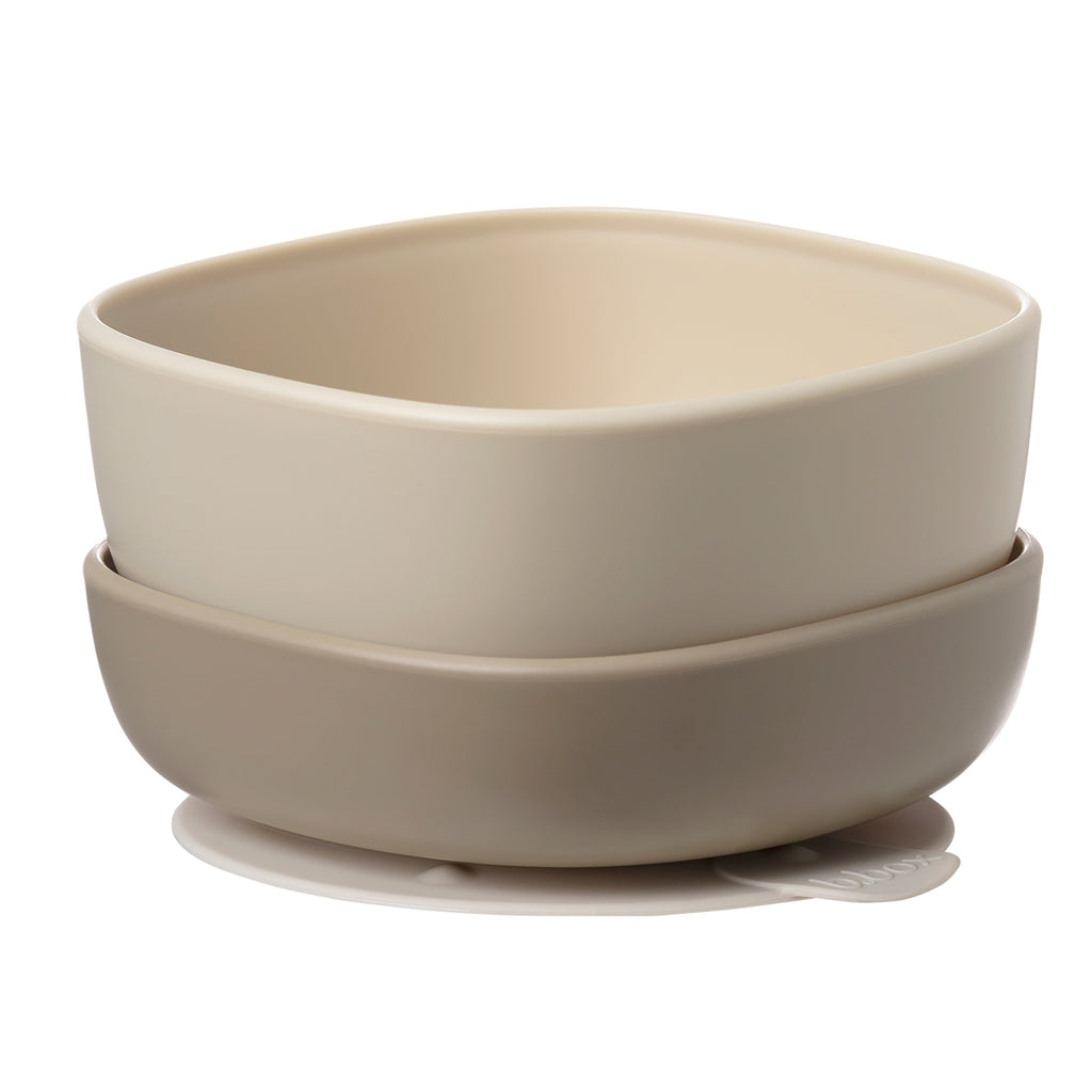 suction bowl duo - latte