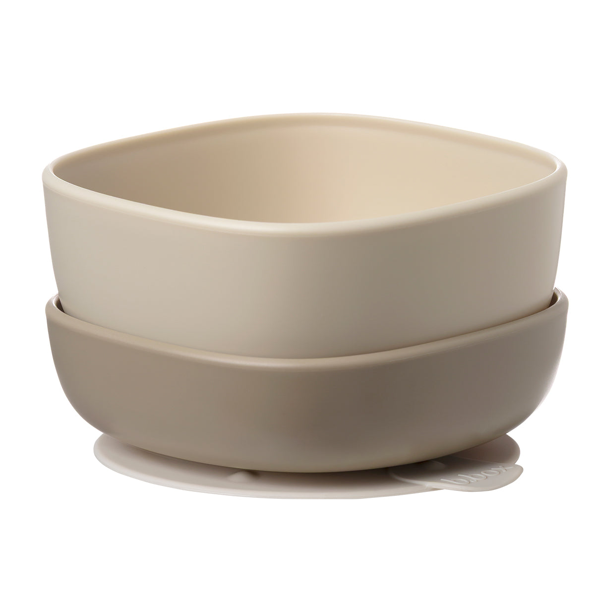suction bowl duo - latte