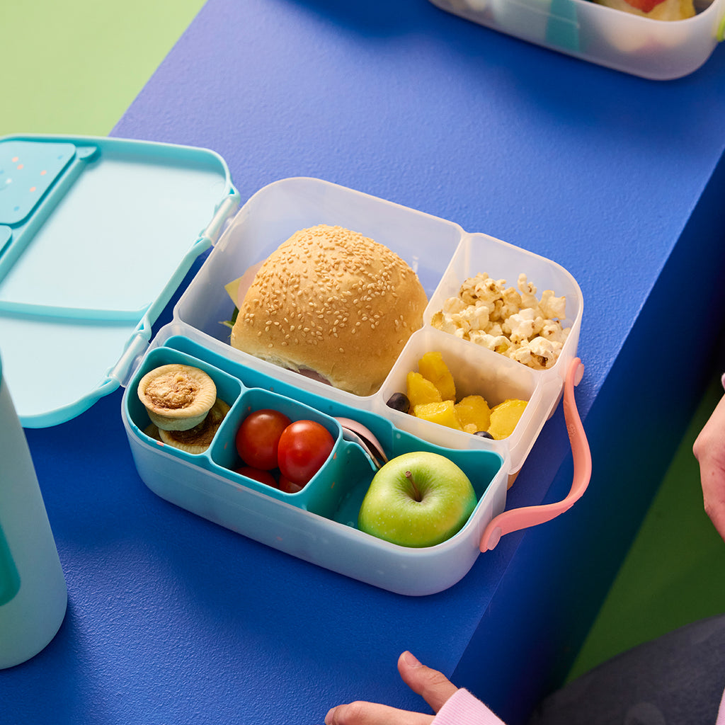 silicone bento tray - lunchbox - confetti