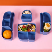 silicone bento tray - lunchbox - ocean