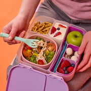 silicone bento tray - lunchbox - berry