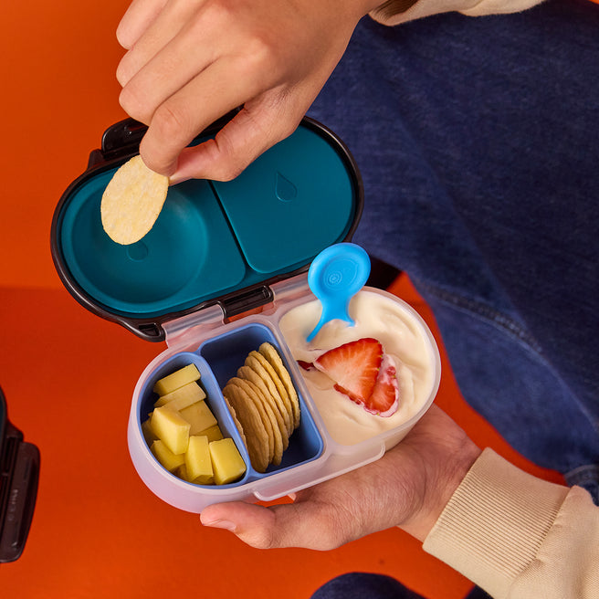 silicone bento buddy - snackbox - ocean