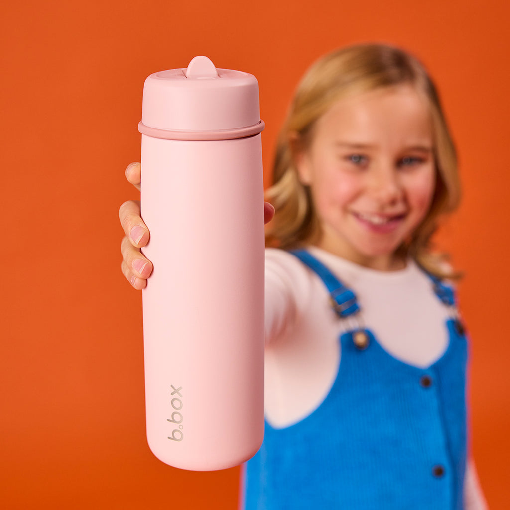 690mL insulated flip top bottle - blush crush