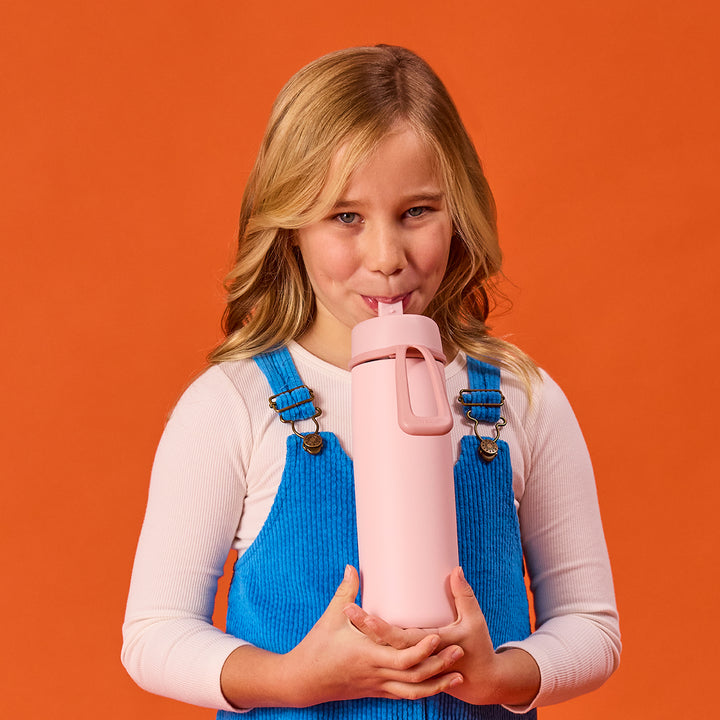 690mL insulated flip top bottle - blush crush