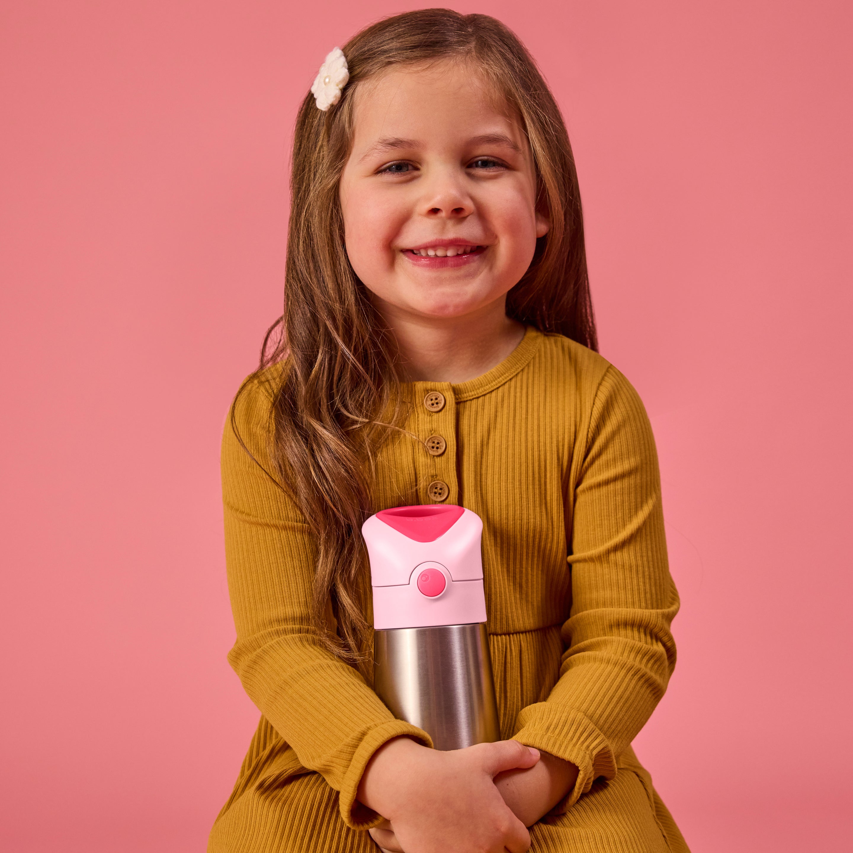 350mL Insulated Drink Bottle - flamingo fizz