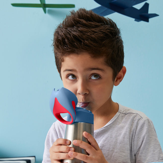 350mL insulated drink bottle - blue blaze
