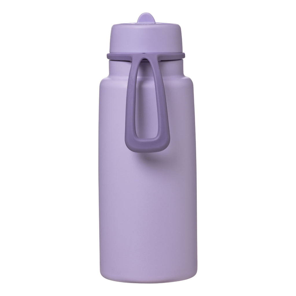 insulated flip top 1L bottle - lilac love