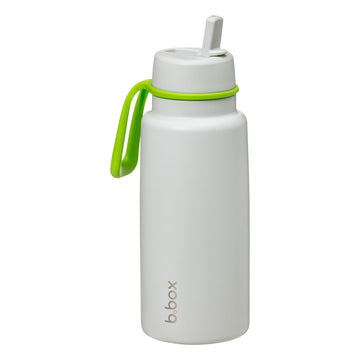 Insulated Flip Top 1 Litre Bottle - lime time