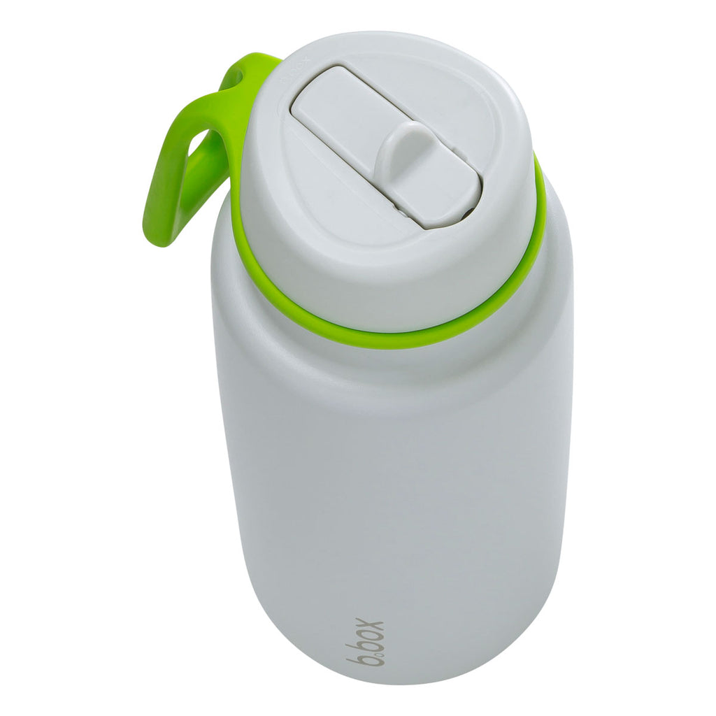 insulated flip top 1L bottle - lime time