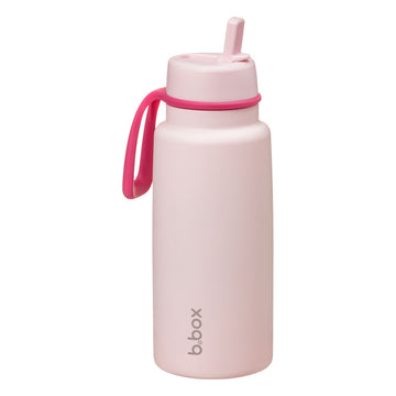 Insulated Flip Top 1 Litre Bottle - pink paradise