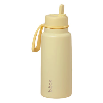 Insulated Flip Top 1 Litre Bottle - lemon twist