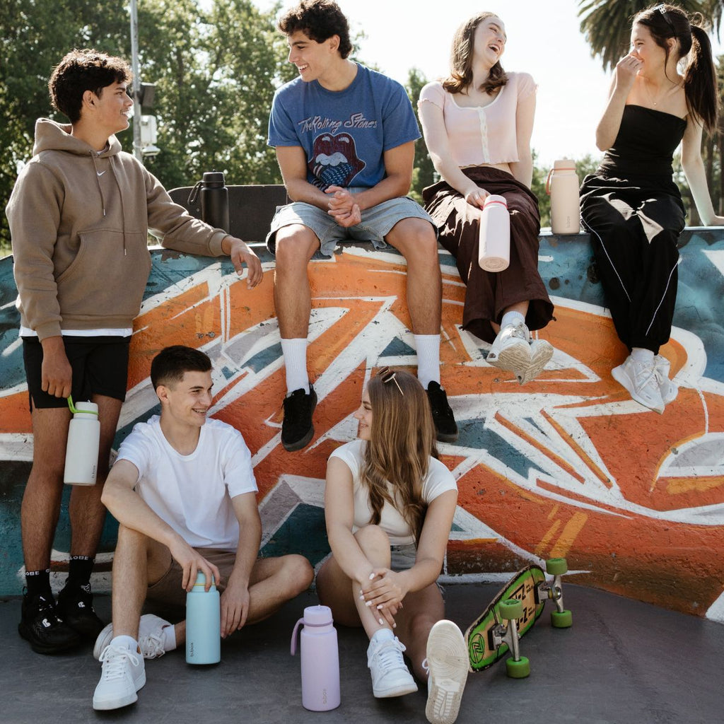 insulated flip top 1L bottle - deep space