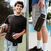 insulated flip top 1L bottle - deep space