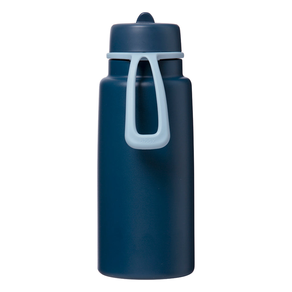 insulated flip top 1L bottle - midnight