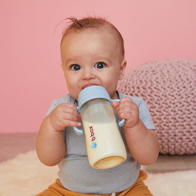 PPSU Baby Bottle - 180ml Lullaby Blue - b.box for kids
