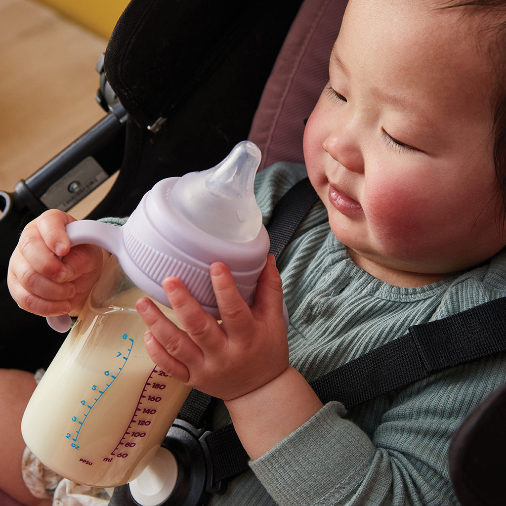 PPSU baby bottle - 240mL peony