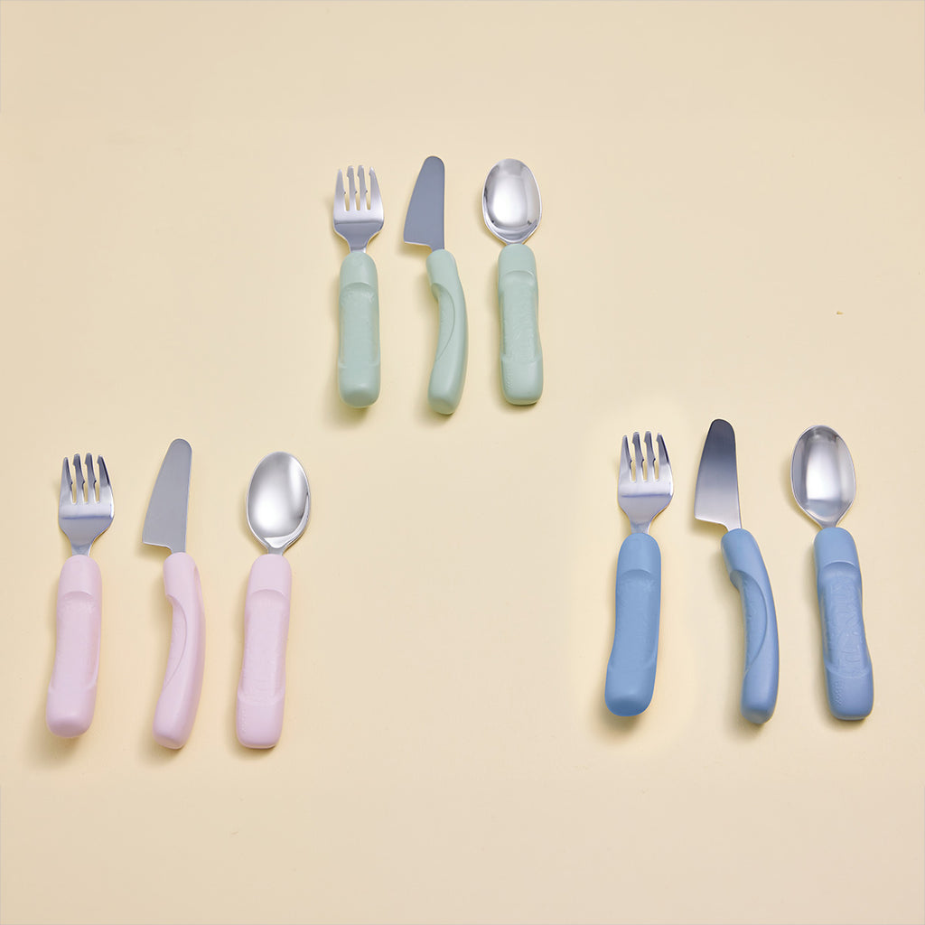 jnr cutlery trio - sage