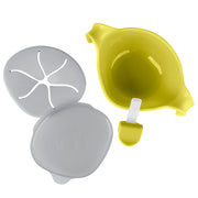 bowl + straw - lemon sherbet