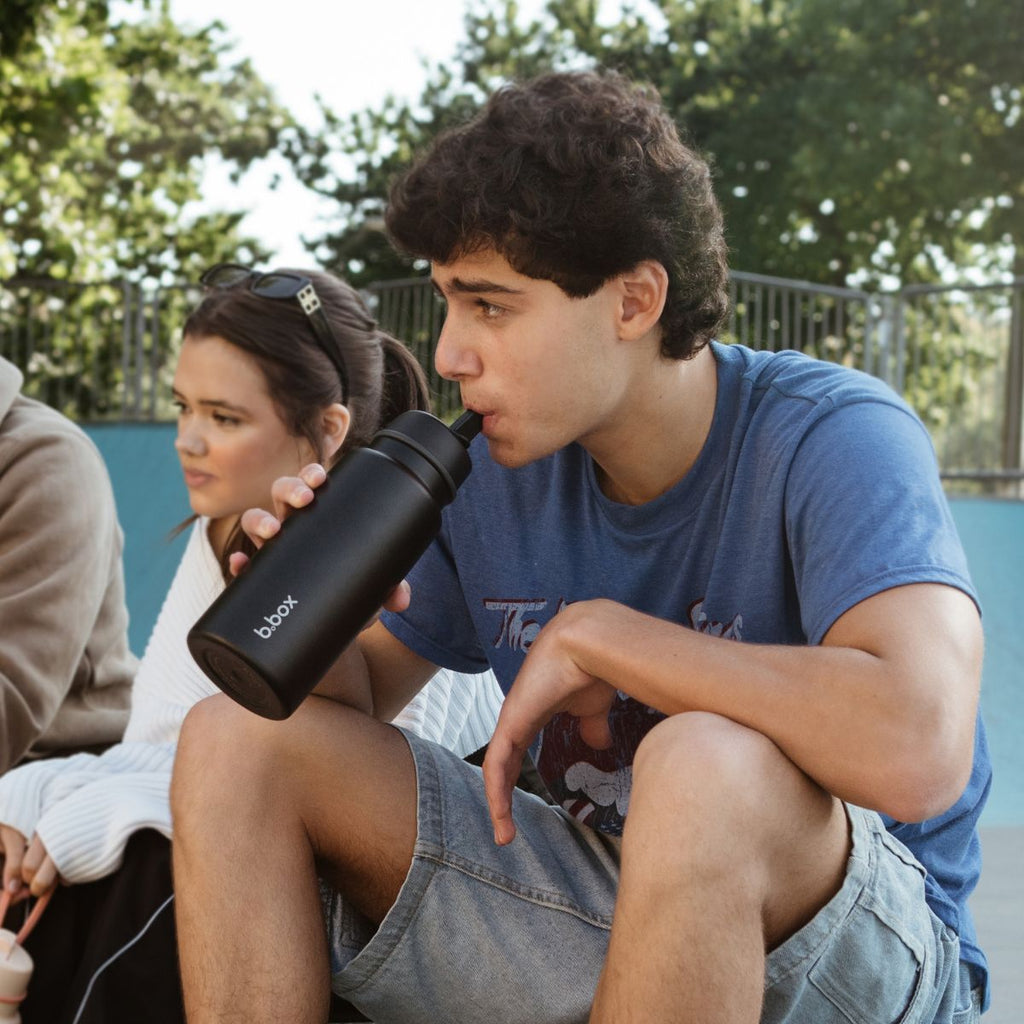 insulated flip top 1L bottle - deep space