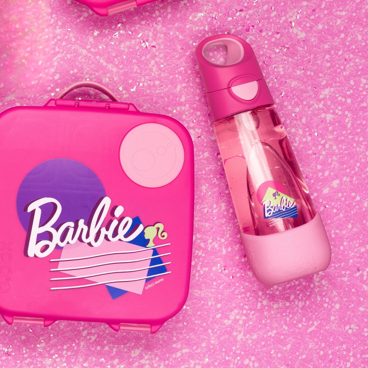 Barbie - Lunch Box & Water Bottle Set - Pink