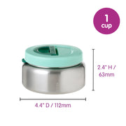 insulated lunch pod - forest