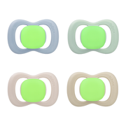 glow latex soother twin pack bundle