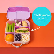 silicone bento buddy - lunchbox - confetti