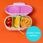 silicone bento buddy - snack - confetti